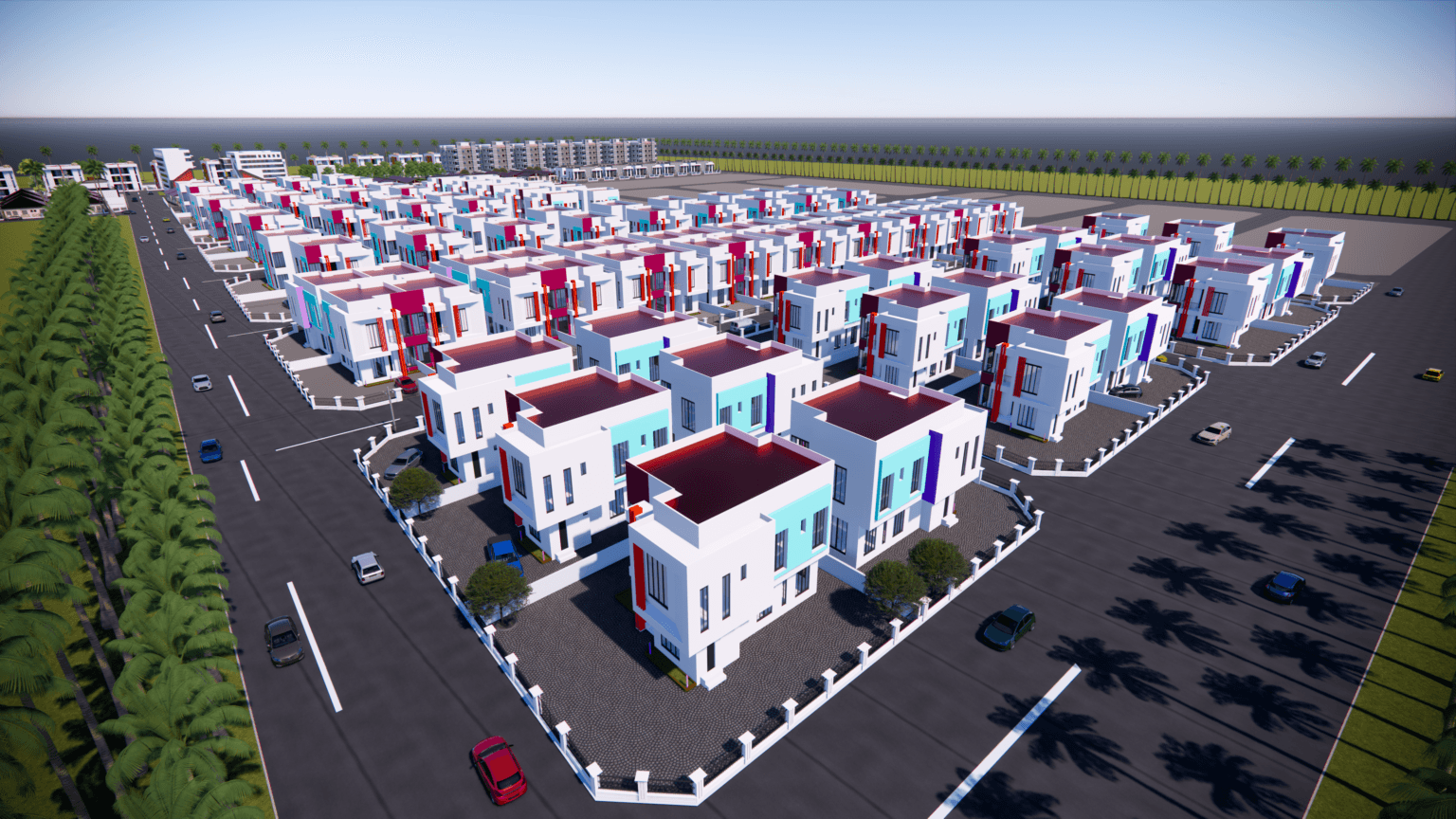 Luxury Houses Perspective 2