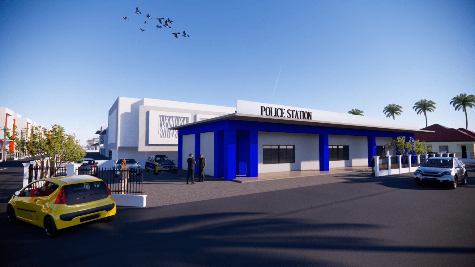 Police Station Perspective 1